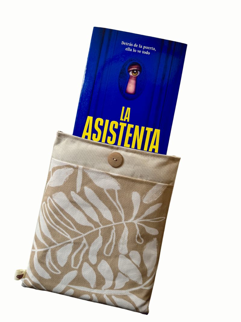 Funda para Libros Modelo Amelia (Beige Manchado) - Imagen 2